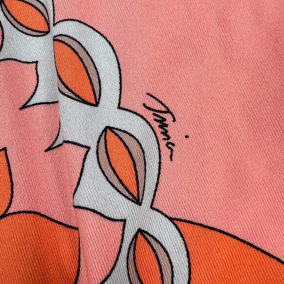 Trina Turk Sevilla Ruffle Off the Shoulder Once Piece Swim Suit Colorful Size 14 - Picture 5 of 12